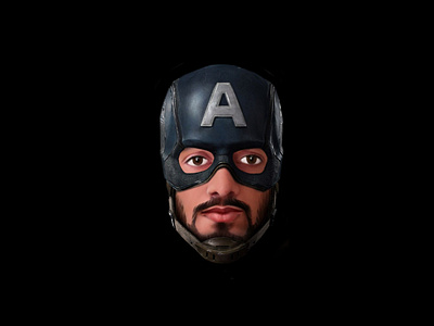 Captain America icon illustration