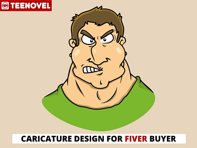 Caricature Design for Fiverr Buyer