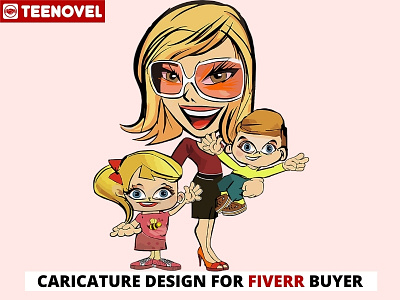 Cartoon Design for Fiverr Buyer