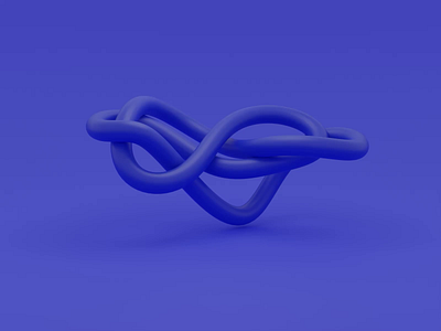 Twisty 2021 3d blender design designer illustration knot monochrome motion twist