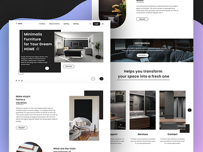 Furniture Web app design design furniture furniture app furniture design furniture store furniture website illustration ui ux uiux website builder website design