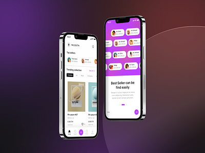 Neoft - Nft Marketplace Mobile App UI kit by Siti Tirta Dinar for Enver ...
