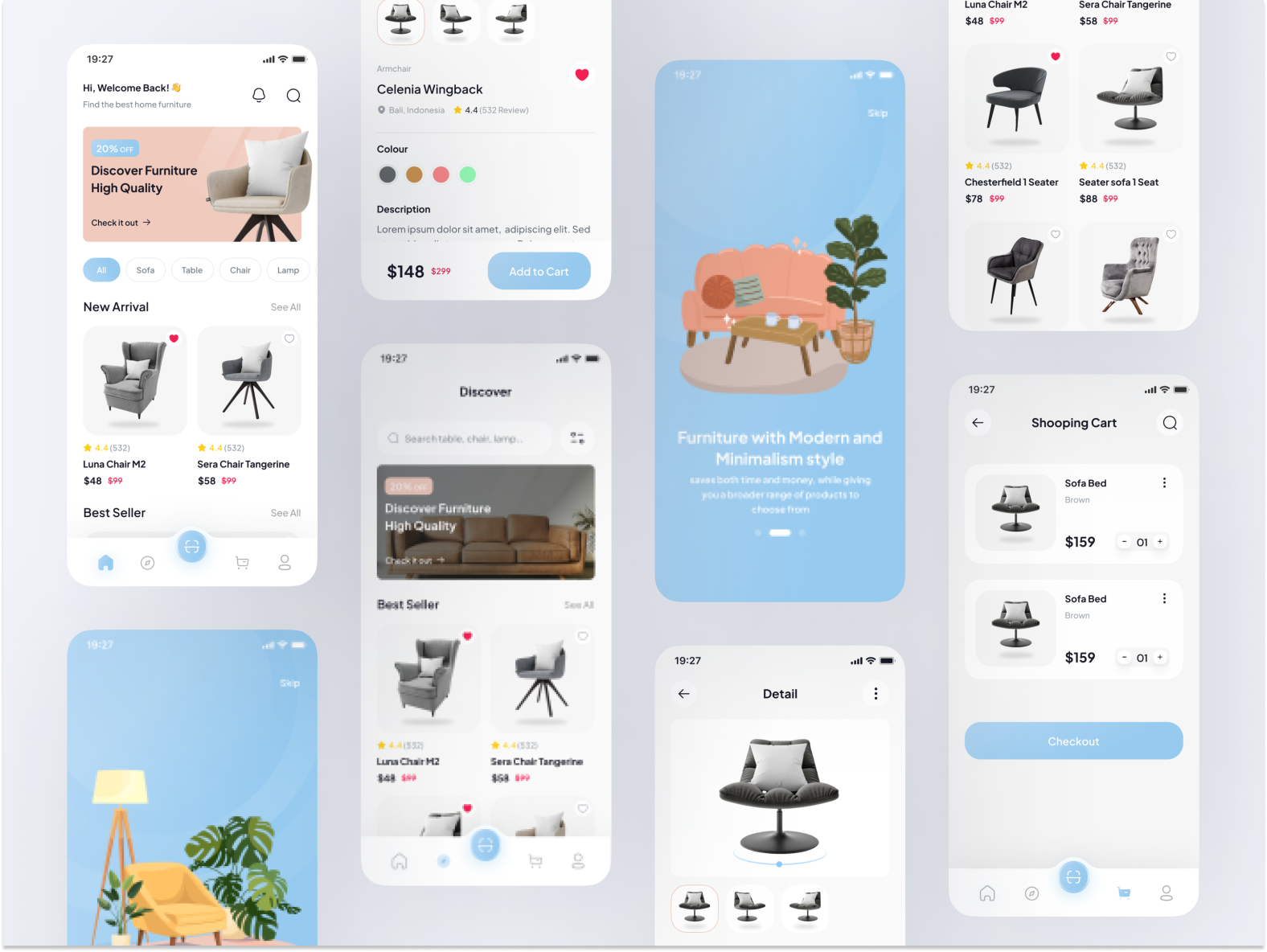 Foornit - Furniture App UI Kit by Siti Tirta Dinar for Enver Studio on ...