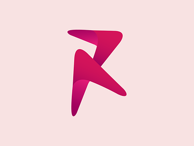 R Logo design icon logo minimal