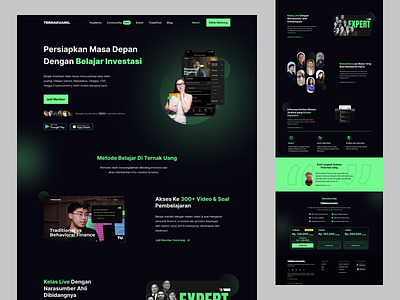 Landing Page Redesign for Ternak Uang hompage landing page ui ui design web design