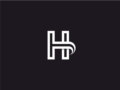 H brand logo logotype mark personal