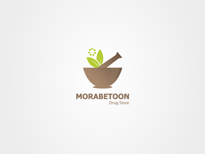 Morabetoon brand drug green logo store