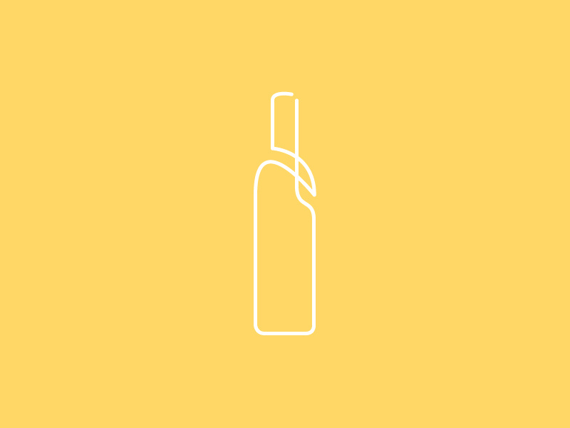 Bottle illustraion illustrator gesture lineart bottle