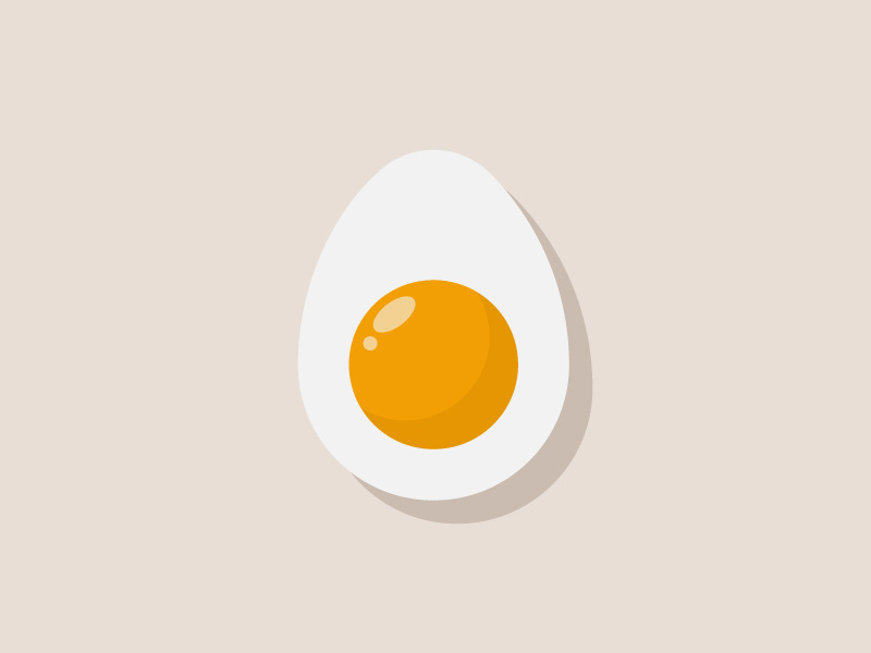 Egg breakfast yellow eggs egg illustrator illustraion