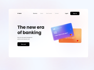 Landing page - Banking app banking design landingpage mainpage
