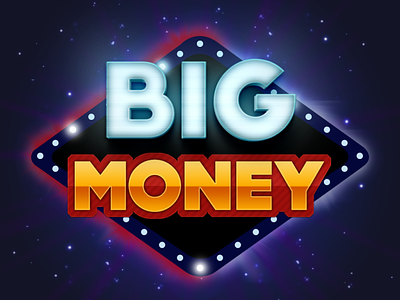Big Money Logo big branding design game games jackpot logotype money