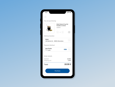 Daily UI #2 - Check out app daily ui design e commerce ui ux