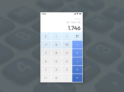 Daily UI #4 - Calculator app calculator daily ui design ui ux