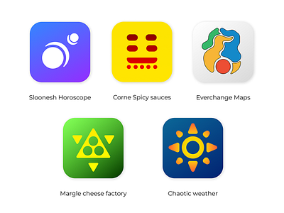 Daily UI #5 - App icons app branding daily ui design icon illustration logo ui ux vector warhammer