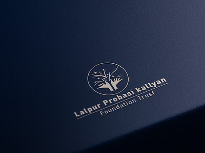 Lalpur Foundation Trust Logo ai branding design icon illustration illustrator logo minimal photoshop vector