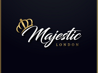 Majestic London Logo ai branding design illustrator logo logo design logotype typography vector