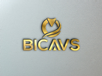 BiCAVS Logo ai branding design flat illustrator logo logo design typography vector