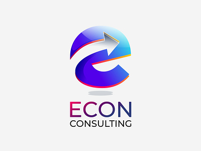 Econ Consulting Logo Design branding design illustration illustrator logo logo design typography vector