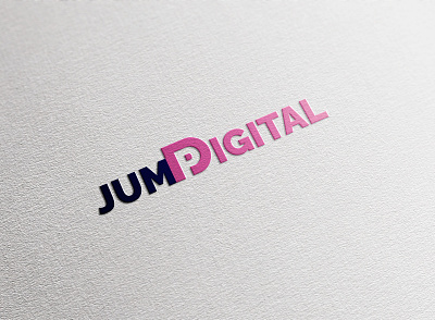 Jump Digital Logo Design app branding clean clean design flat illustrator logo logo design logodesign mockup typography vector web