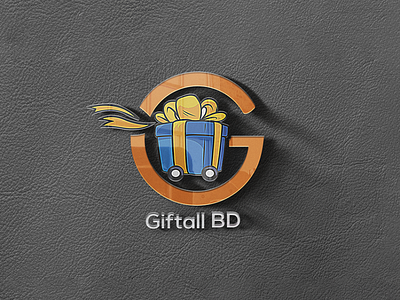 Giftall BD Logo Design 3d branding design illustrator logo logo design mockup mockup design
