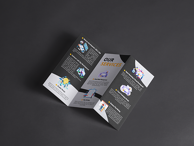 CW Leaflet Trifold brochure Design