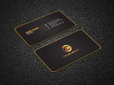 Coding Wallet Business card Design