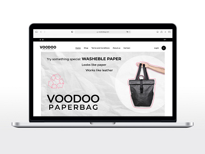 Banner Voodoo Paperbag banner design graphic design poster voodoo paperbag