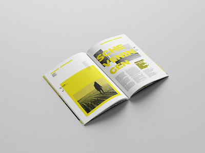 Magazine design graphic design magazine scheveningen yellow