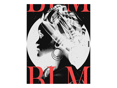 Black Lives Matter (BLM) Poster blacklivesmatter concept art design flat girl girl illustration illustration minimal photoshop portrait women empowerment