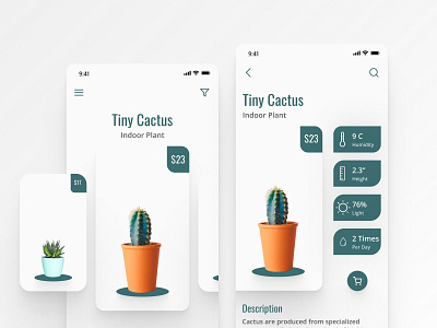 Plant Exploration Application app appmobile appui mobileui plant plants