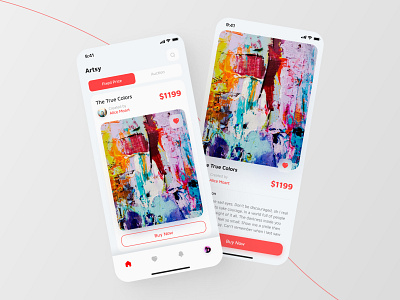 Art Commerce app appmobile appui art commerce design exploration inspiration mobileapp mobileui ui uixu ux