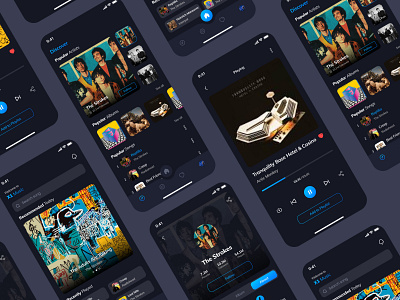 Music Streaming - X1 Music app appmobile appui design exploration graphic design inspiration mobileapp mobileui music streaming ui uiux ux