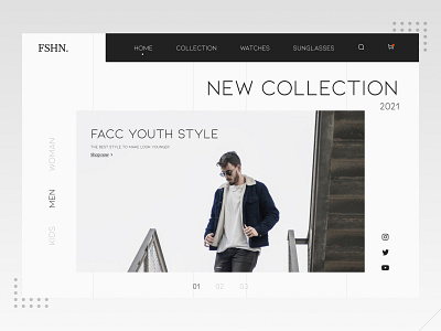Fashion Website appui branding cloth design exploration fashion graphic design inspiration landingpage store ui uiux ux web app website
