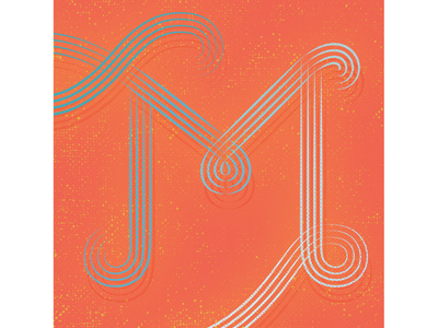 M drop cap hand lettering illustration illustrator letter lettering typography vector