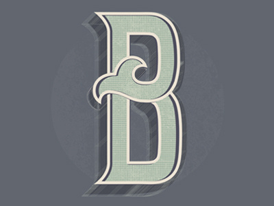 B drop cap hand lettering illustration illustrator letter lettering typography vector