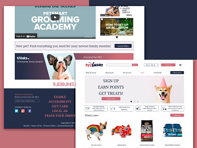 Petsmart.com: Website redesign (My vision how it would look bett