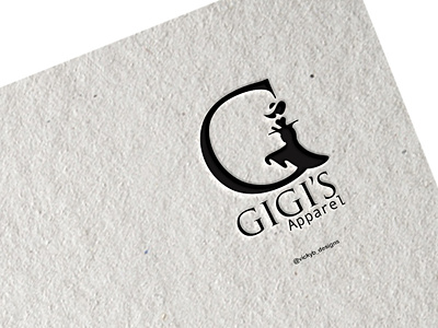 Gigi's Apparel Logo branding design graphic design logo typography