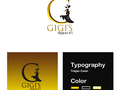 Gigi's Apparel Logo branding design graphic design logo typography