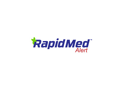 RapidMed Alert branding logotype design logotype designer medic