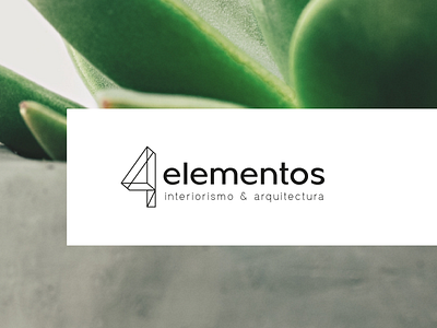 4 elementos.co animation arquitectura behance forniture gradient illustrationm lettering logo logobrand logobranding