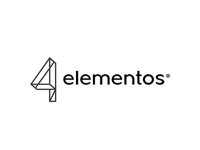 Logotipo 4 Elementos 36 days of type behance branding design graphic design lettering logo logo design logotype maracaibo typography venezuela