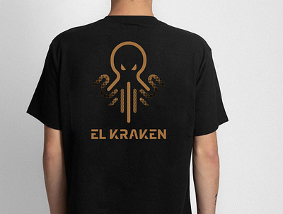 Shirt Kraken branding clothing design graphic design lettering logo logotype shirt simple