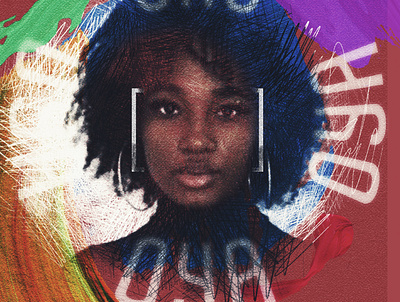 OYA album branding disco graphic design hiphop hipster illustration