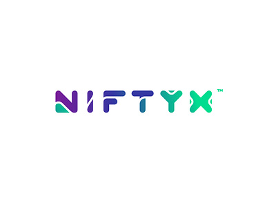 Logo Niftyx branding design illustrator logodesign logomaker logotype