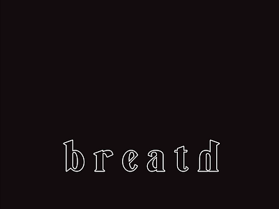 Breath Font byme clothing font awesome font design logodesign simple logo simply