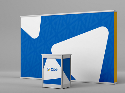 Zoe Nation Stand branding design empresa estand graphic design lettering logo logotype stand willycrea willysantos willysantoscreate
