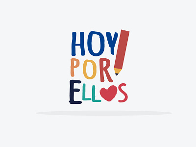 Logotipo Hoy Por Ellos branding logo