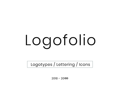 Logofolio 2018 behance graphic design icons lettering logofolio logotypes willy santos