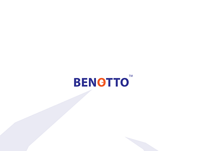 Benotto branding logotype typograpy. wireframe