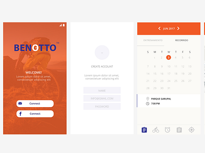 Benotto UI Design amazing logotype typelogo ui wireframe